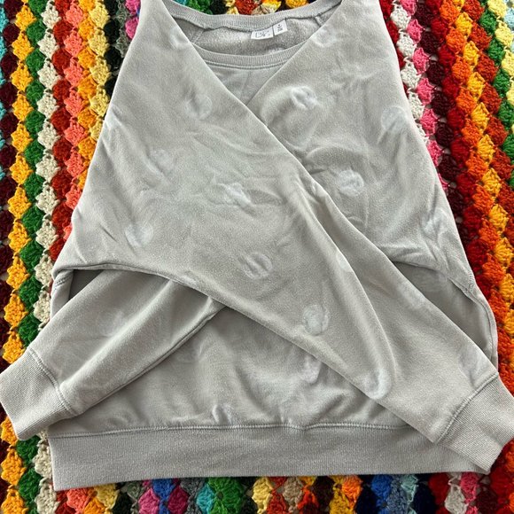 Nordstrom BP Polka Dot Pattern Scoop Neck Super Soft Cozy Crewnck Sweats… - Picture 10 of 12